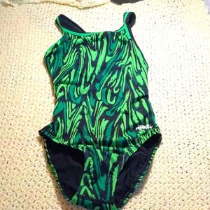 Dolfin green one piece swimsuit